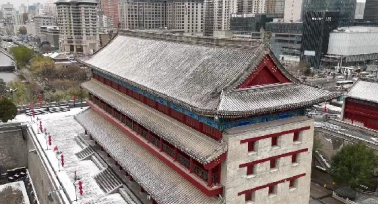 西安一落雪 夢(mèng)回長(zhǎng)安城